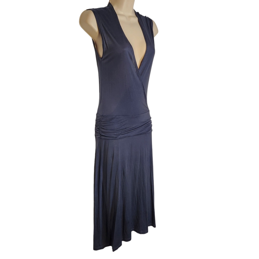 James Perse Navy Midi Dress - Picture 2 of 12